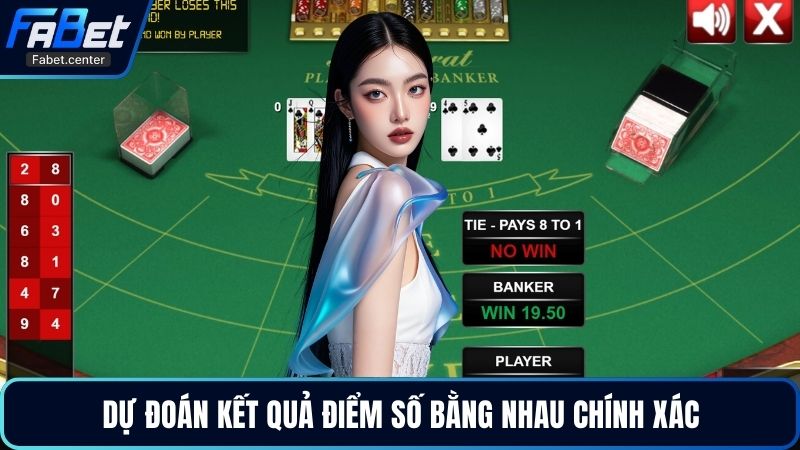 Dự đoán kết quả điểm số bằng nhau chính xác