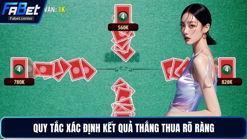 Quy tắc xác định kết quả thắng thua rõ ràng